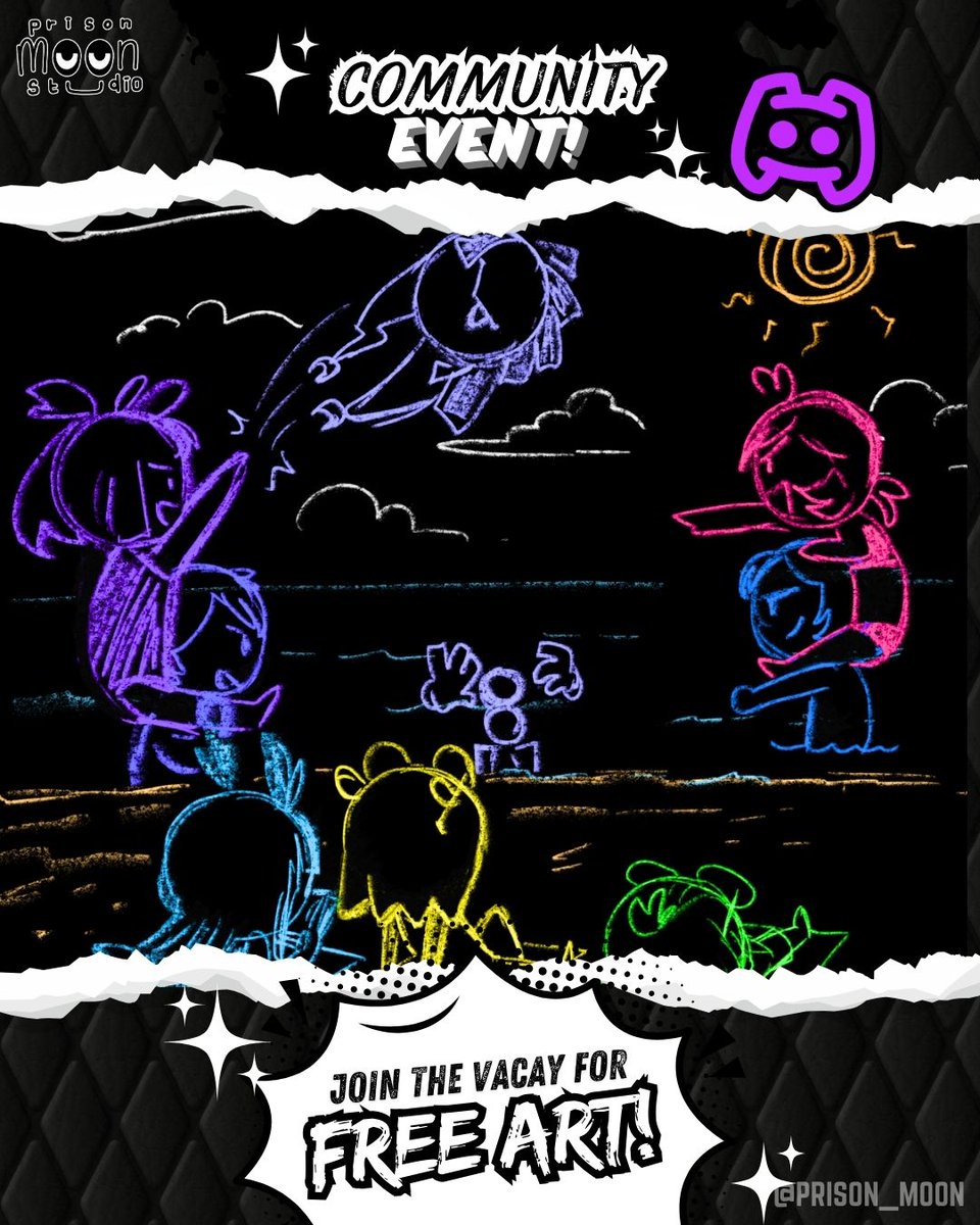 🌴 VACATION MODE!🌴

Starting tomorrow, the studio will be going on vacation! In conjunction to the August community event, you can participate in the vacay shenanigans via DC server to win special rewards! ✨

⌛️DURATION: 30th August to 2nd September
📍DETAILS: The Moon Prison