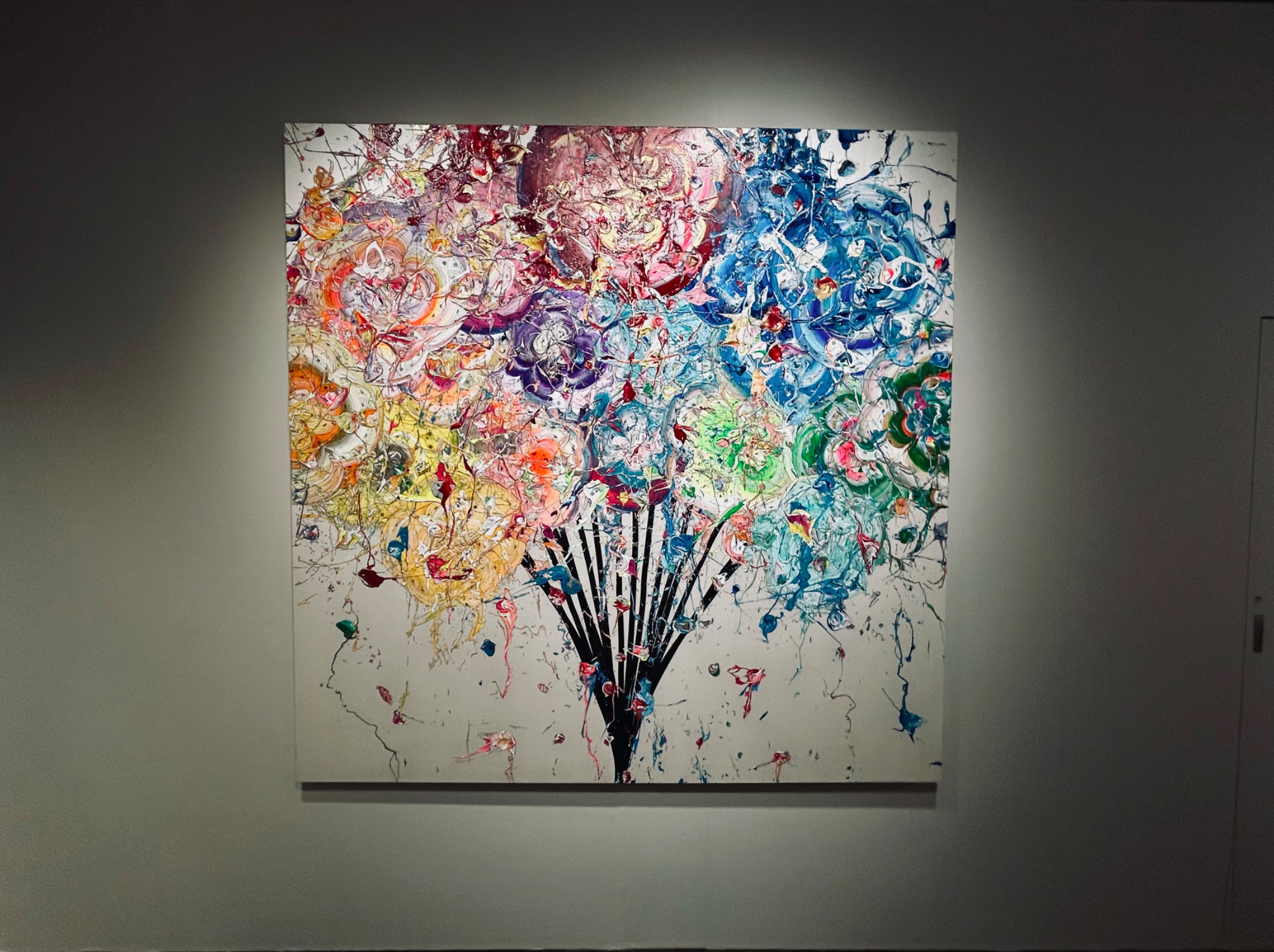 yutaokuda《Colourful Flower 2020／アクリル／S4号 月刊Signs&Displays 編集部 on X: 