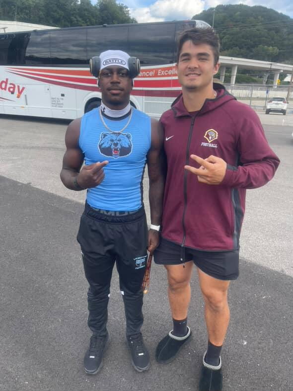 Clayton HS Football (@claytoncometsfb) on Twitter photo Our 2 leaders from last year, faced off tonight in their college debuts.
<a href="/MalachiAdkins5/">Malachi Adkins</a> <a href="/CodieWitmer/">Codie Witmer</a> Our 2 leaders from last year, faced off tonight in their college debuts.
<a href="/MalachiAdkins5/">Malachi Adkins</a> <a href="/CodieWitmer/">Codie Witmer</a>