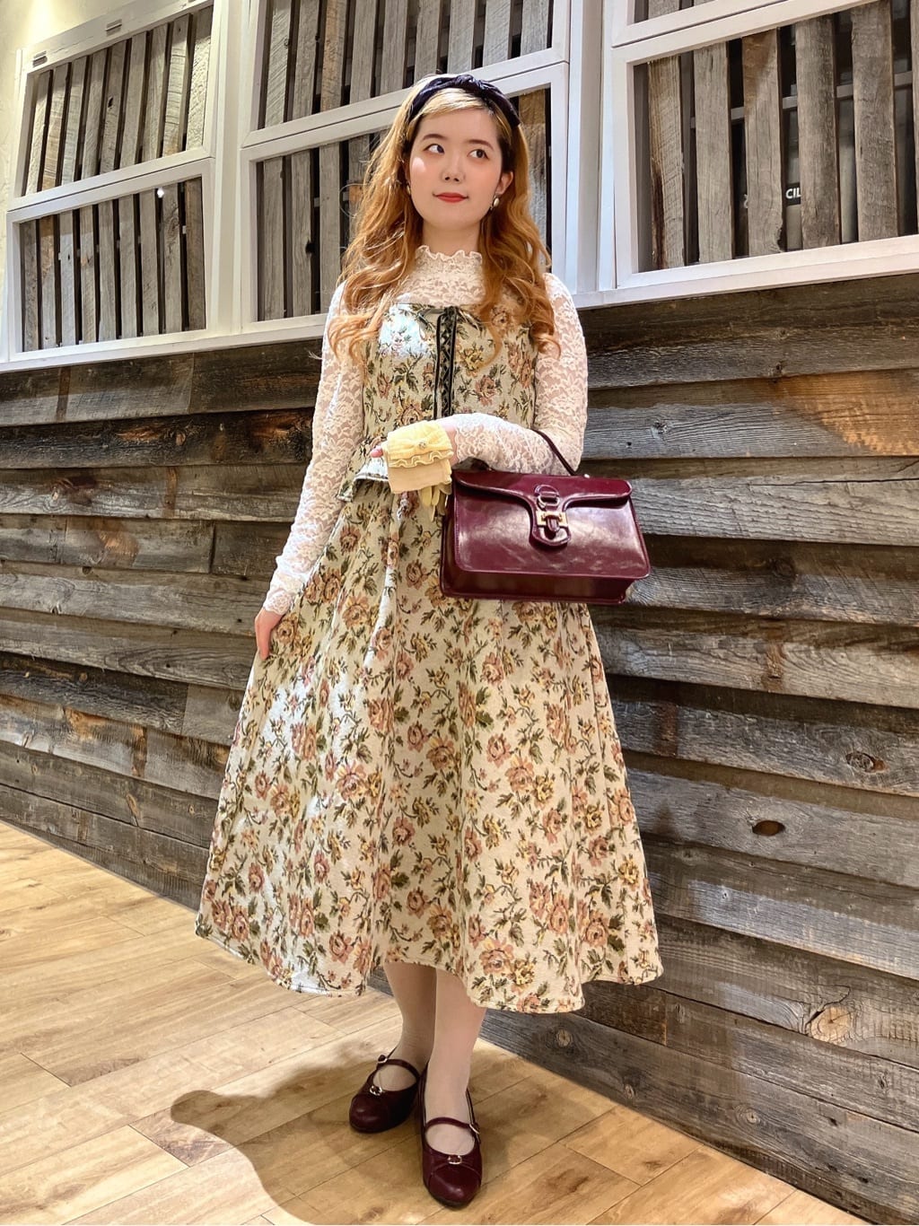 アンアナザーアンジェラス スミレシリーズ セットアップ ZOZO限定】シアーオフショルトップス＋キャミワンピース