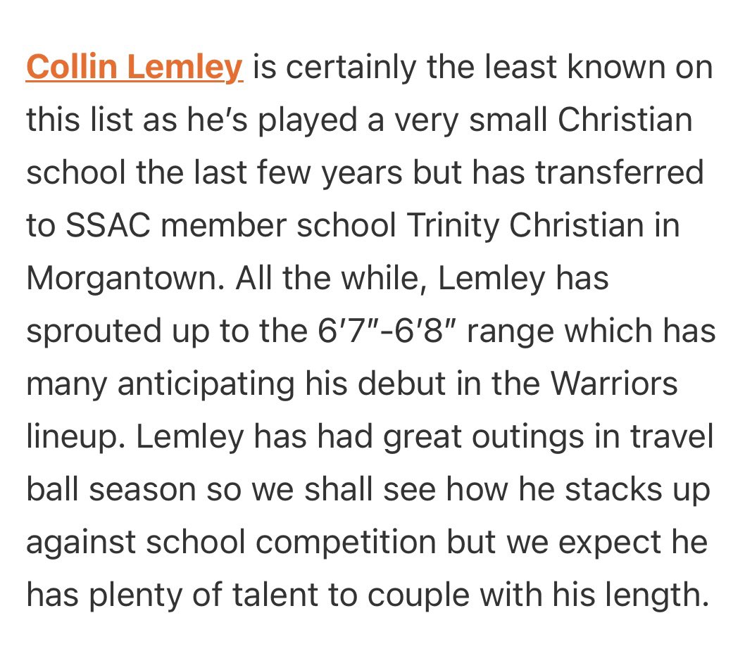 Appreciate the kind words for my teammate and I.  Thanks <a href="/PrepHoops_WV/">PrepHoopsWV</a> <a href="/scottwstrode/">Scott W. Strode</a>!

<a href="/BlueChipsNation/">BlueChips Nation Hoops</a> <a href="/OllyReedSports/">Olly Reed Sports LLC</a> <a href="/Ahhh_Griff/">Michael Griffith</a> <a href="/coach_bland1010/">Mitchell Bland</a> <a href="/25from3/">JJ</a> <a href="/KevinMoses38/">Kevin Moses LLC</a>