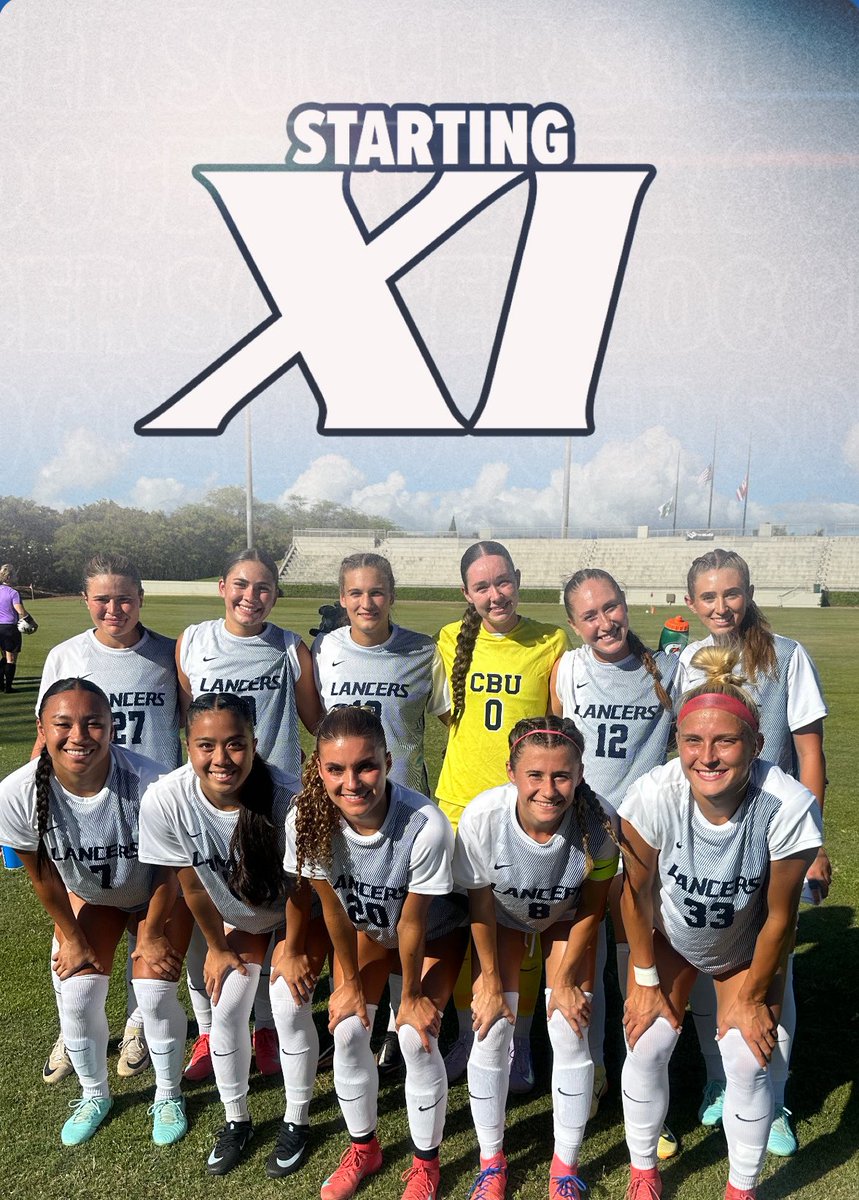 CBUwsoccer's tweet photo. Starters in Paradise🏝️

#LanceUp⚔️ https://t.co/pPQDNp82jE