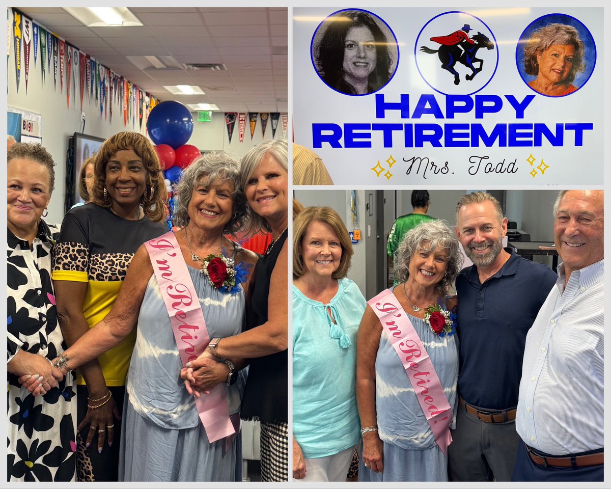 Celebrating Darlene Todd: 28 years of dedicated service at Southwest HS!

As a trusted Admin Assistant, she’s been a pillar of support for staff, students &amp; families. She will be truly missed. 💙

Congrats, Ms. Todd!
#FWISDCulture #FWISDProud #ServingWithHeart