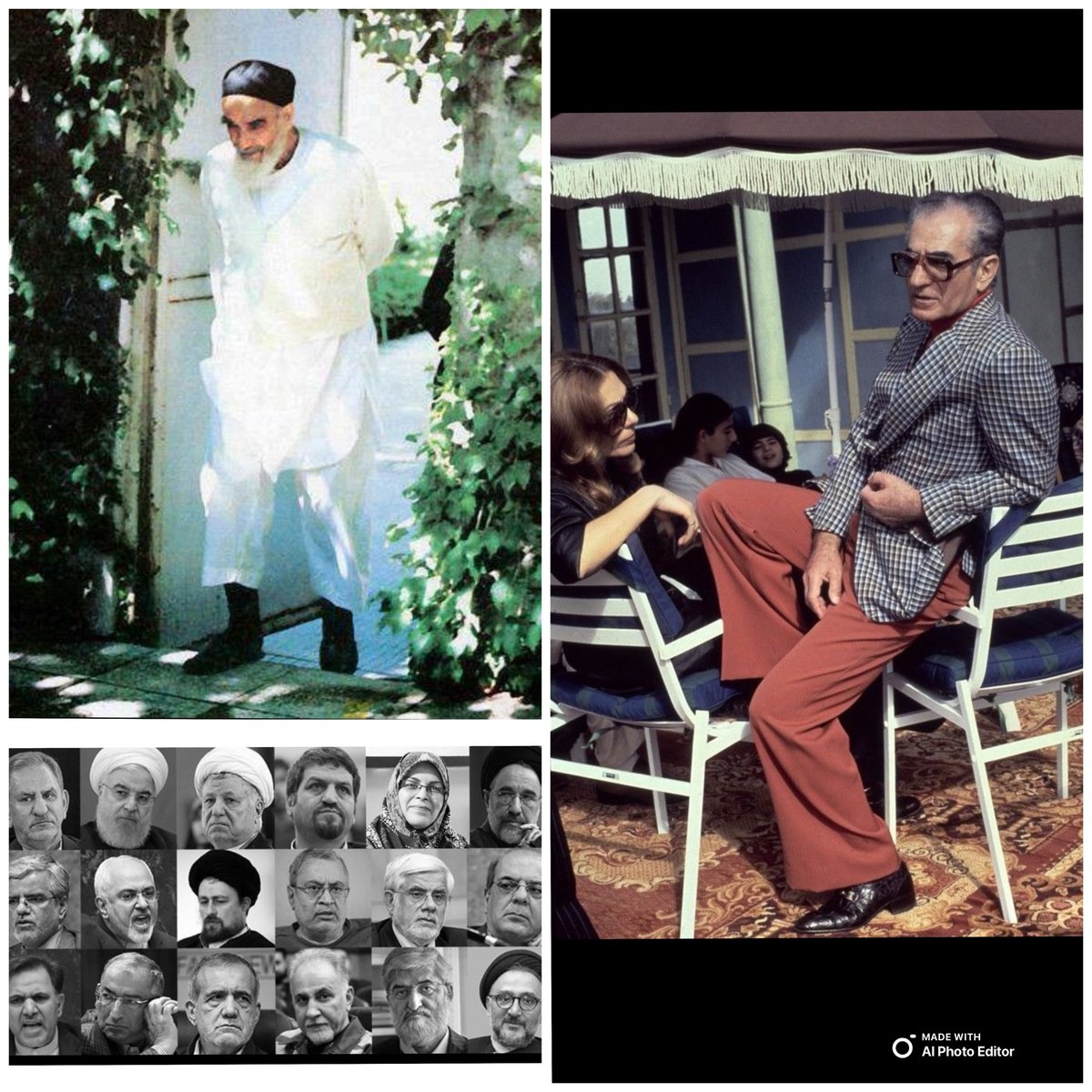 یک‌ خواهش.  شماهایی که‌ سمت راستی رو‌ با چپی عوض‌ کردید، لطف میکنید دیگه در مورد سیاست ‌نظر ندید؟ شاید اصلا شما درست می‌گید ولی لطفا نگید. این رو که میتونید انجام بدید!

یکبار عمر‌ کردید ولی ۳-۴ نسل آدم رو بدبخت کردید.

شرم کنید وگرنه تا ابد نفرین پشتتونه!

#KingRezaPahlavi