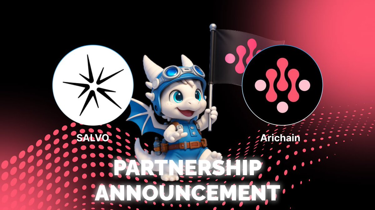 Salvo Games (@_salvo_official) on Twitter photo 🤝 Excited to partner with <a href="/Arichain_/">Arichain 🟥</a>, the platform bridging Web2 companies into Web3 — unlocking new possibilities in entertainment and content experiences.
By empowering brands and creators to embrace blockchain, Arichain is driving the next wave of innovation at the 🤝 Excited to partner with <a href="/Arichain_/">Arichain 🟥</a>, the platform bridging Web2 companies into Web3 — unlocking new possibilities in entertainment and content experiences.
By empowering brands and creators to embrace blockchain, Arichain is driving the next wave of innovation at the