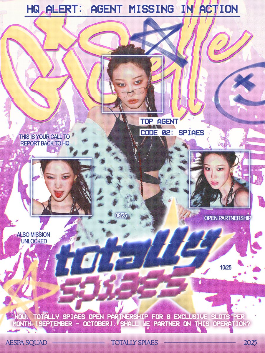 Our constellation was hit by a solar flare recently, hence the missing star. Would you help us complete the orbit once again by tagging your cherished Giselle mutual? We're also looking for fellow SQ/OA to conclude our network, so please spare us a hello! ♥︎