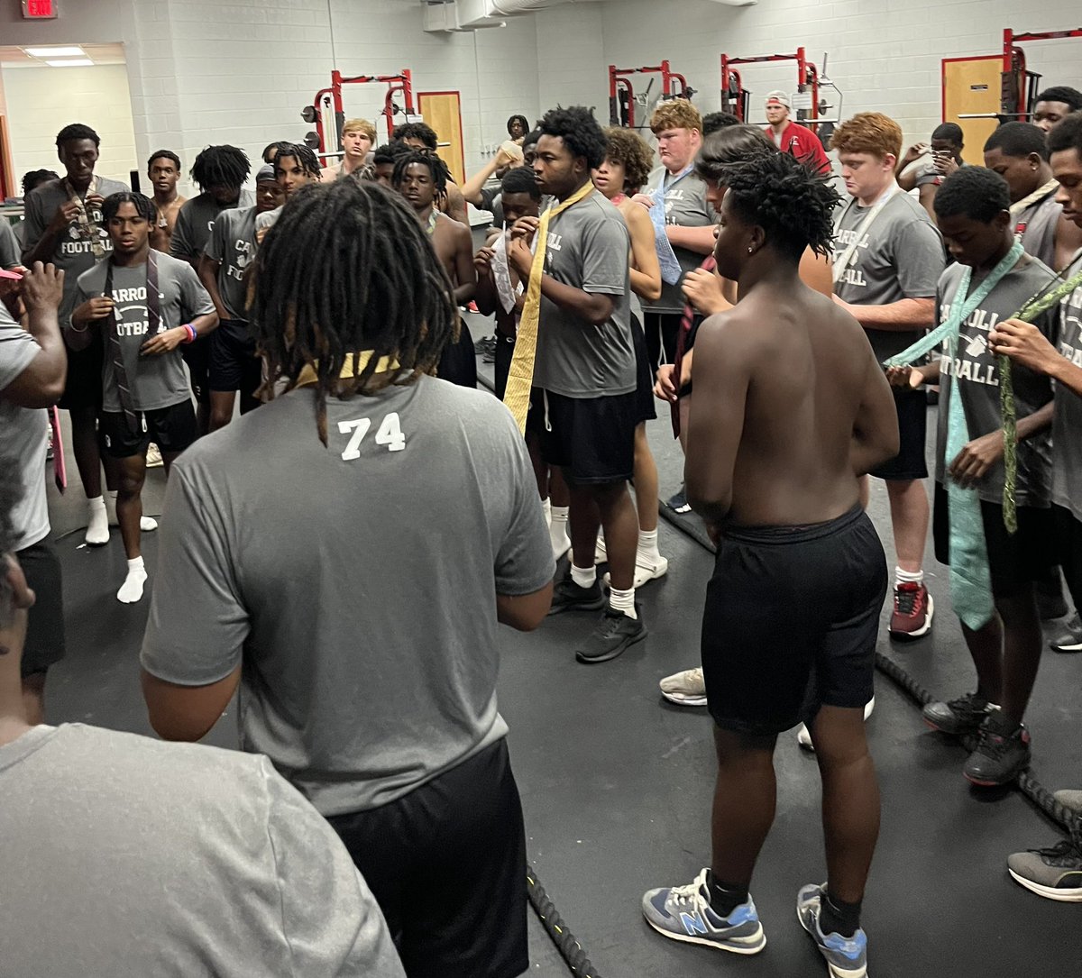 Shout out to Coach Sewell for taking time to teach our guys life moments like this! Not many guys do it much better than him!