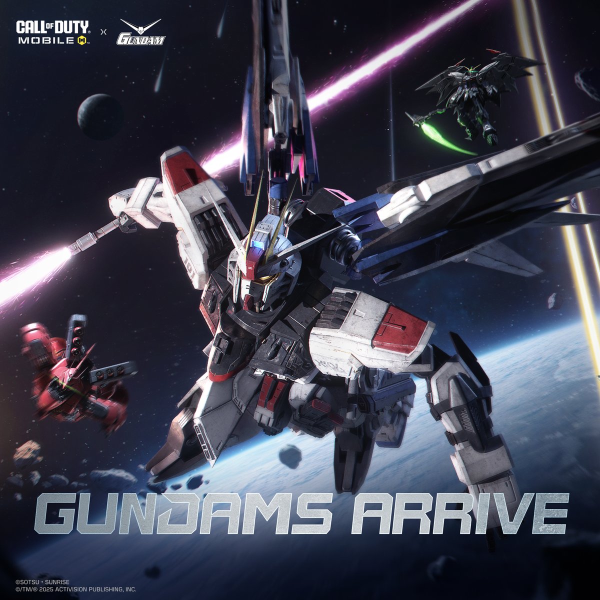 🎮🔥 CODM x GUNDAM COLLAB IS HERE!
New album "Gundams Arrive Version" drops with 6 explosive tracks. Perfect for battle!
→ Listen now: found.ee/rmhK2p
#CODM #Gundam #CODMxGundam