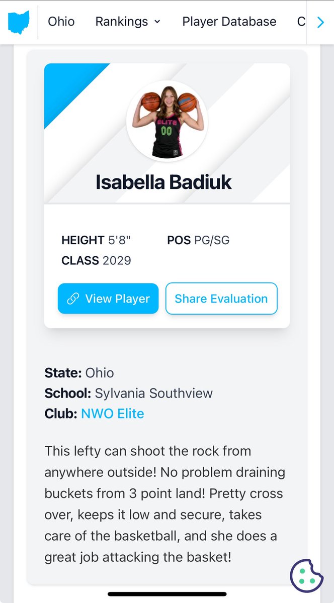 Thank you so much <a href="/angie_saiter/">Angie Saiter</a> and <a href="/JDabbs86/">Jim Dabbelt</a> for the write up below.  I had a great experience at <a href="/PGH_Ohio/">Prep Girls Hoops Ohio</a> Freshman Showcase and am looking forward to my freshman season <a href="/svladycougars/">SV Lady Cougars🏀</a> 

<a href="/NWOElite_Ohio/">NWO Elite</a>