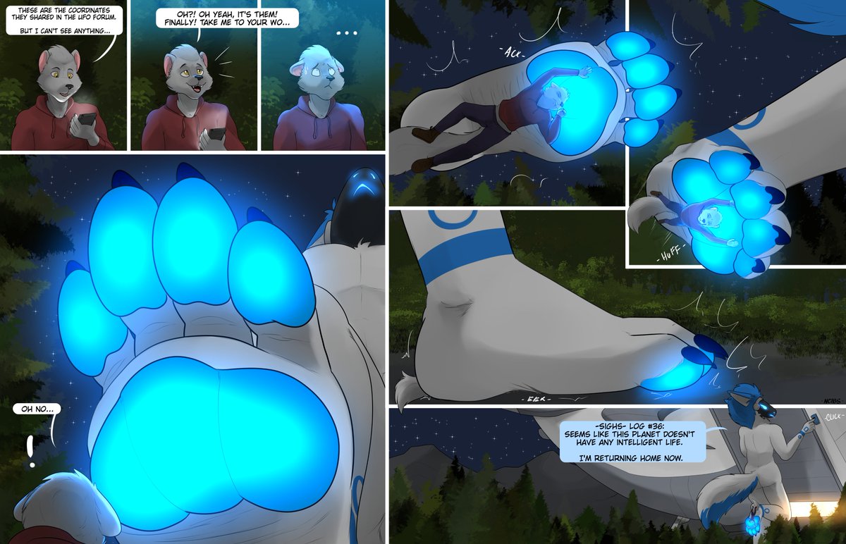Well, he's going to the alien's world, not the way he planned though x3

Commission for furaffinity.net/user/maeusz123/