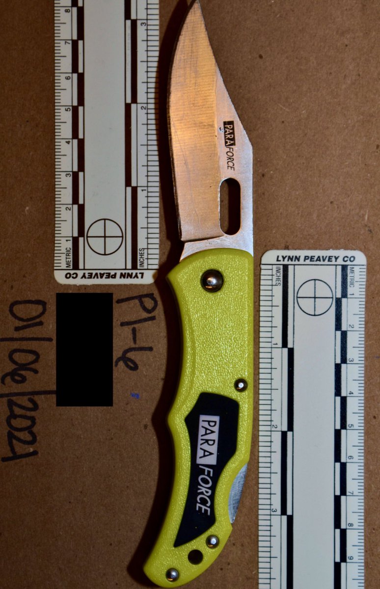 PatriciaEguino's tweet photo. Ashli Babbitt was not unarmed. This is the knife she was carrying. https://t.co/KQ1d7Rtq0E