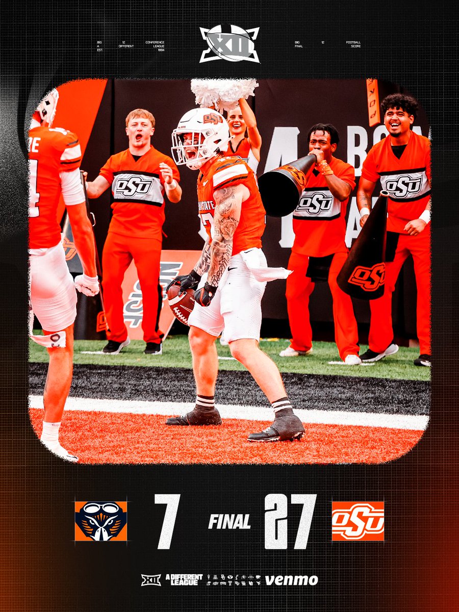 Now THAT is how you get the weekend started in Stillwater.

#Big12FB | <a href="/CowboyFB/">OSU Cowboy Football</a>