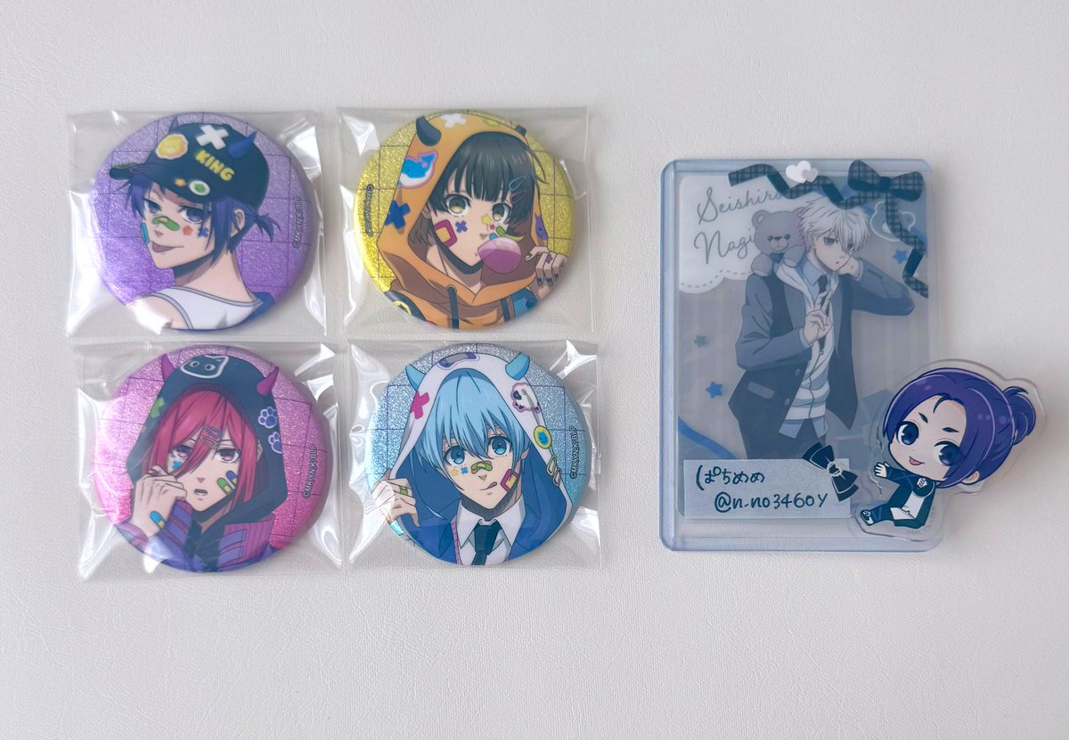 【交換】ブルーロック ブルロ でびデコパーカー 缶バッジ

〈譲〉玲王 千切 氷織 蜂楽2

〈求〉同種 凪

郵送交換希望
蜂楽1点通販予約分
お気軽にお声がけください