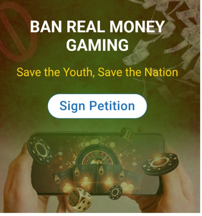 Sign Petition : Ban &amp; Regulate Online Games, Real-Money Gaming, Ads and Sponsorships

Sign petition link 👇
hindujagruti.org/news/204710.ht…