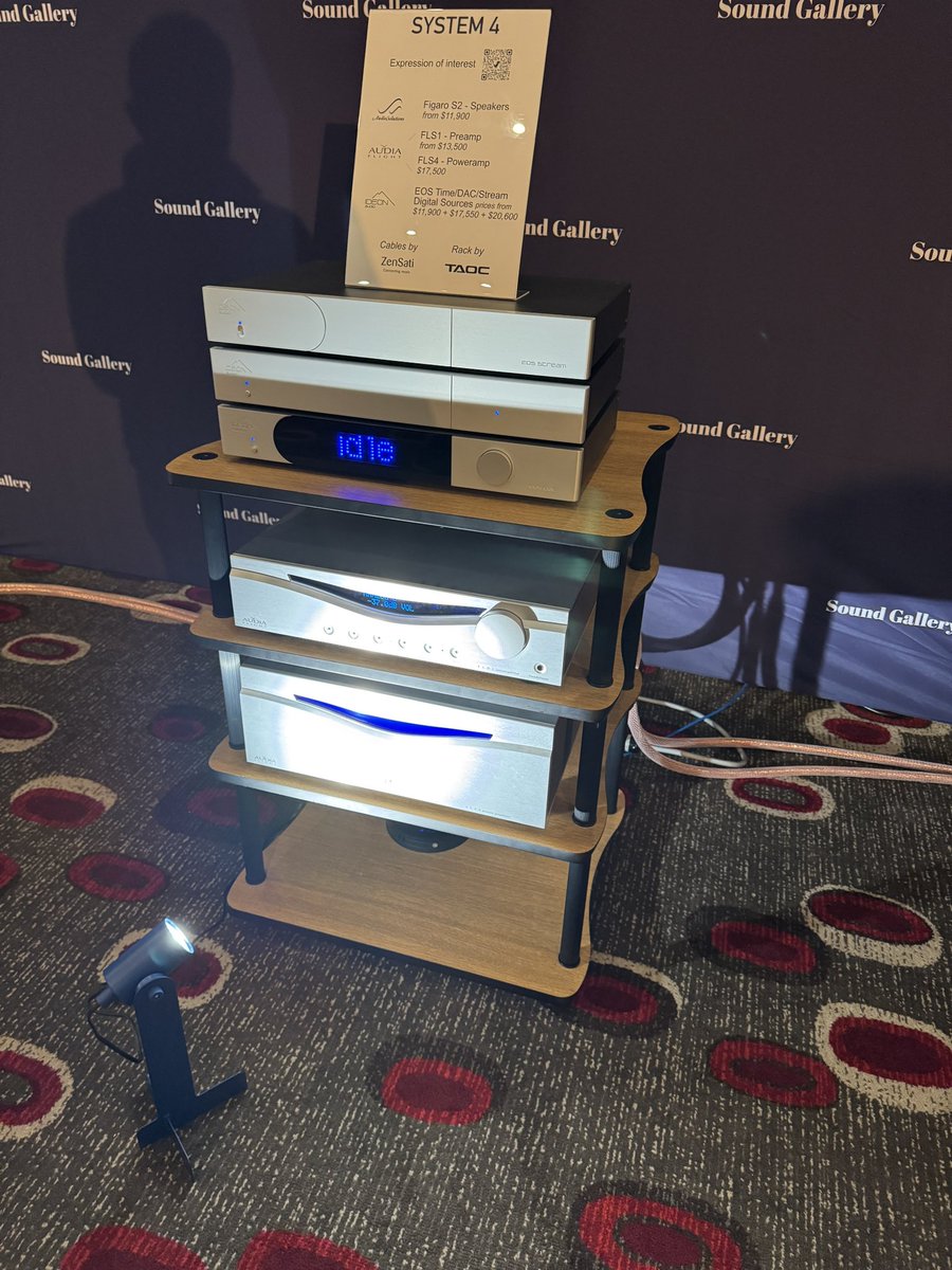 Absolute Hi End (@absolute_hi_end) on Twitter photo Audia Flight, Ideon Audio EOS stack, Zensati cables, TAOC presented by Sound Gallery at StereoNet Audio Show 2025 at Pullman Albert Park Hotel this weekend.
<a href="/AudiaFlight/">AUDIA FLIGHT</a> <a href="/IdeonAudio/">Ideon Audio</a> <a href="/ZenSati/">Mark Johansen</a> #zensaticables #audiaflight #ideonaudio Audia Flight, Ideon Audio EOS stack, Zensati cables, TAOC presented by Sound Gallery at StereoNet Audio Show 2025 at Pullman Albert Park Hotel this weekend.
<a href="/AudiaFlight/">AUDIA FLIGHT</a> <a href="/IdeonAudio/">Ideon Audio</a> <a href="/ZenSati/">Mark Johansen</a> #zensaticables #audiaflight #ideonaudio