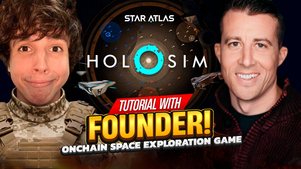 cagy.ron | youtube/cagyjan (@cagyjan1) on Twitter photo If you are into on-chain games, the <a href="/staratlas/">Star Atlas (Summer) 🚀☀️🌴</a> Free to play Holosim game is the most robust on chain game in crypto with $35K in rewards right now!
I am sitting down with <a href="/at_mwagner/">SW4GN3R.ink 🚀☀️🌴</a> for an overview of the game.
Tutorial - youtube.com/live/z5X68byHE… If you are into on-chain games, the <a href="/staratlas/">Star Atlas (Summer) 🚀☀️🌴</a> Free to play Holosim game is the most robust on chain game in crypto with $35K in rewards right now!
I am sitting down with <a href="/at_mwagner/">SW4GN3R.ink 🚀☀️🌴</a> for an overview of the game.
Tutorial - youtube.com/live/z5X68byHE…