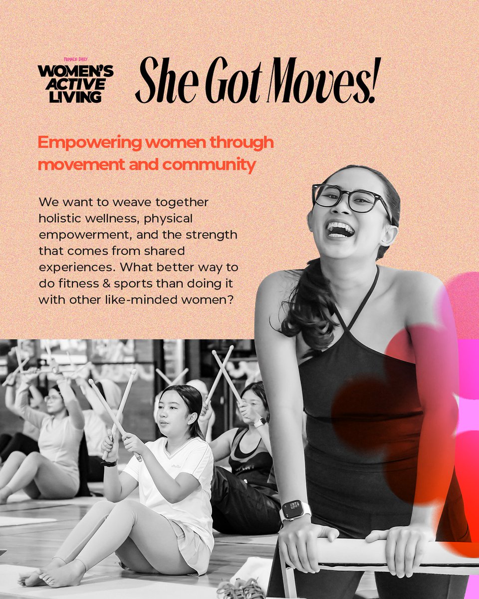 marshabeautyid's tweet photo. History in the making, bestie! 
For the first time ever — Female Daily bikin wellness &amp; beauty festival just for YOU ✨
Beginner-friendly ✅
Fun activities ✅
Goodie bag ✅
 
📆 13–14 Sept 
📍  Urban Forest, Jkt
🎟️ from 90k aja 

Beli tiketnya sekarang 
Follow @womensactiveliving https://t.co/Du4YXrq7kL