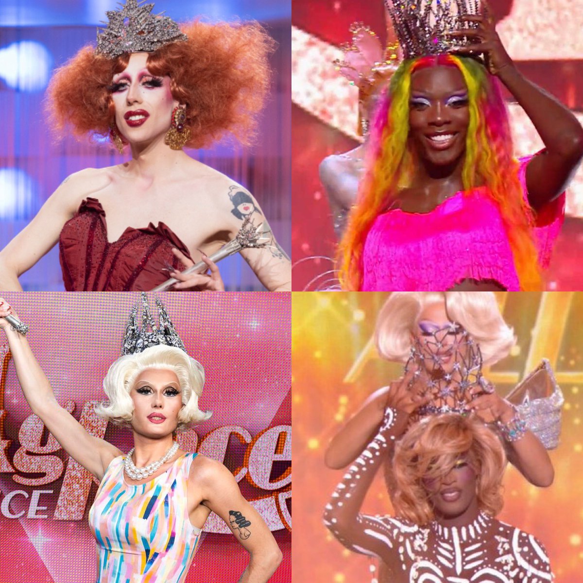 the greatest winners circle in Drag Race herstory i’m not even joking #DragRaceFrance