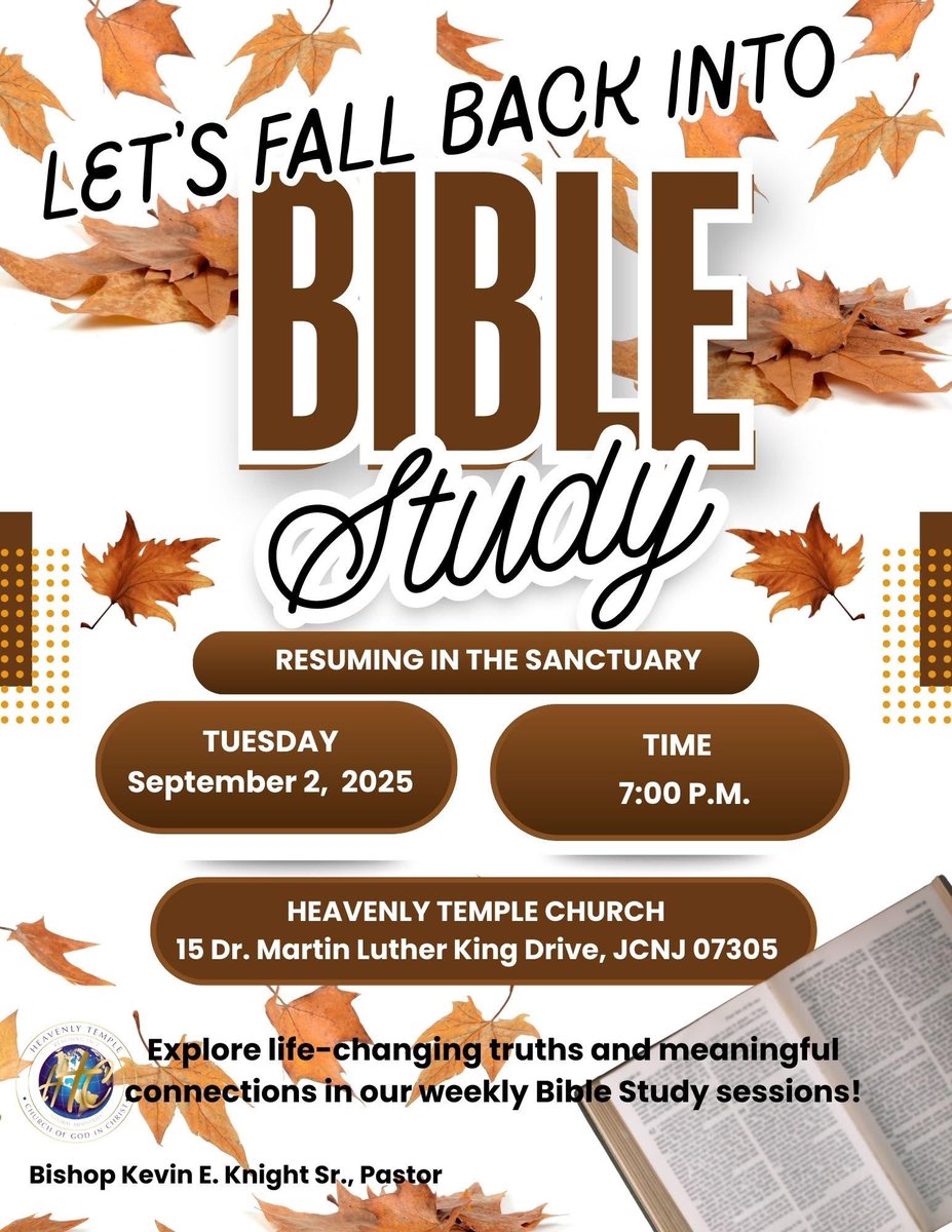 Don’t miss the 7pm gathering! We’ll start with "Concerted Prayer" and dive into our new series, "Building Spiritual Character." See you there!