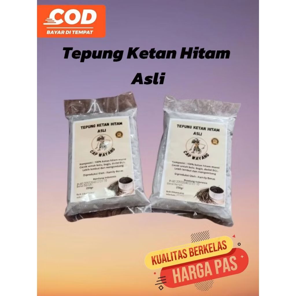 Cek tepung ketan hitam kemasan 250 Gram dengan harga Rp7.694. Dapatkan di Shopee sekarang! s.shopee.co.id/2g1KQiWiga?sha…