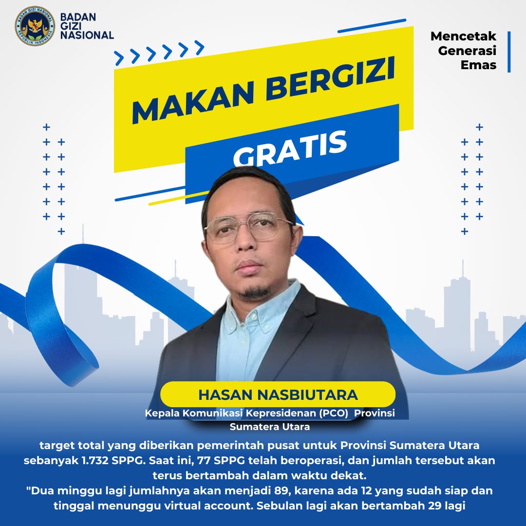 Dukung bersama Program Makan Bergizi Gratis. Membuaat masa depan anak-anak menjadi cerah dan membentuk SDM yang unggul dan membanggakan.
#FaktaIndonesia
#MakanBergiziGratis
#DukungMakanBergiziGratis
#DukungProgramMakanBergiziGratis