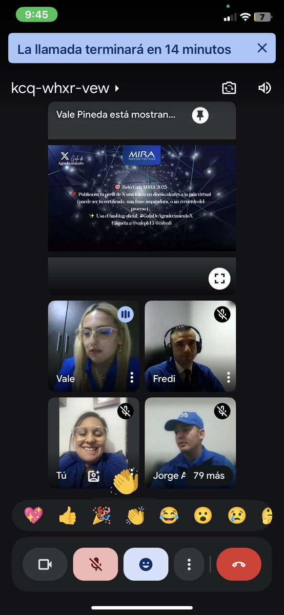 Agradezco a Dios por permitirme aprender y compartir de líderes tan inteligentes y dispuestos, muchas gracias a <a href="/Valepb15/">🦝 Vale Pineda 🦝</a> <a href="/csfredi/">Fredi Cruz</a> #GalaDeAgradecimientoX