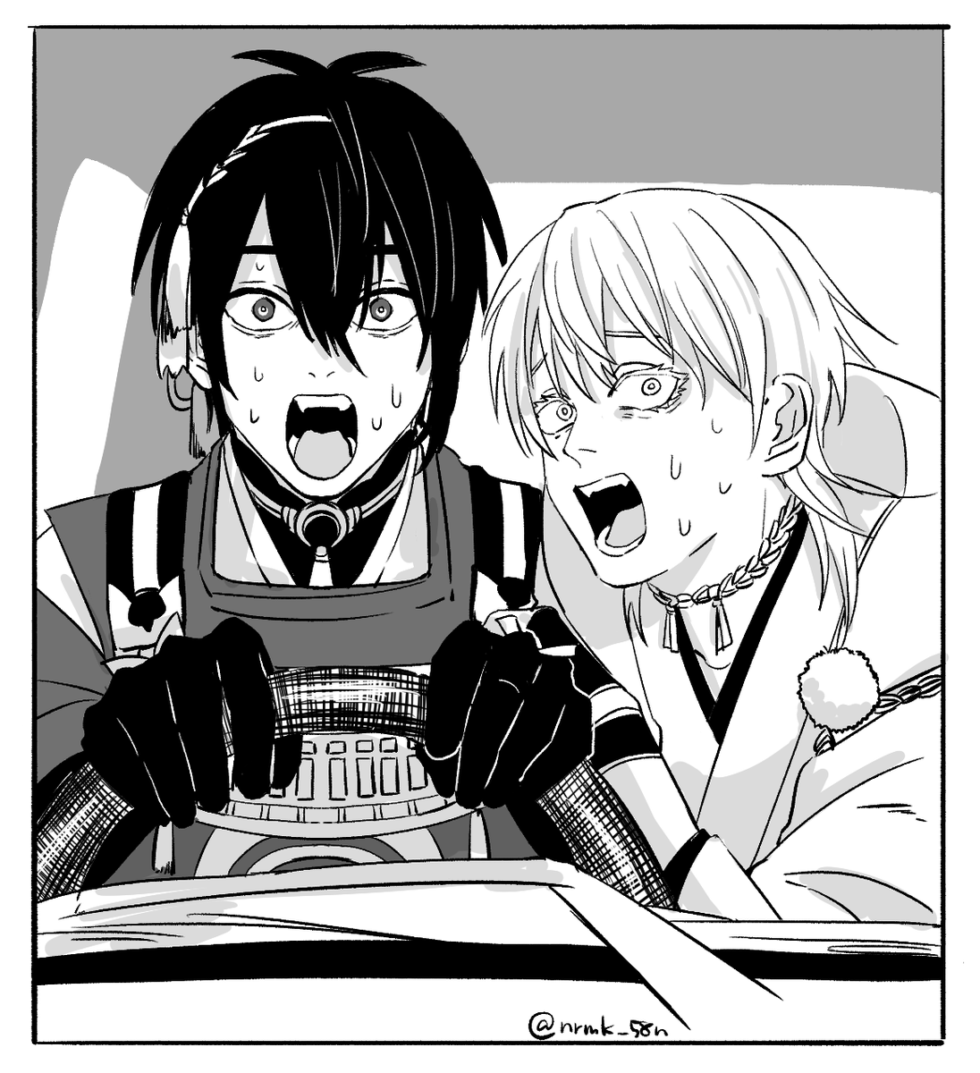 #理由もなく再掲していいタグ 
免許返納を促すパロ絵(※トレス)