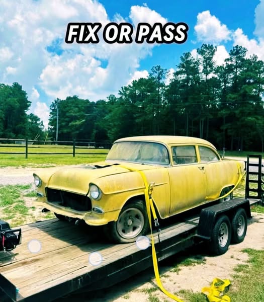 Lisa0909086's tweet photo. 1955 Chevrolet Bel Air 🤩🔥🔥 https://t.co/WGAr2d7Xo4