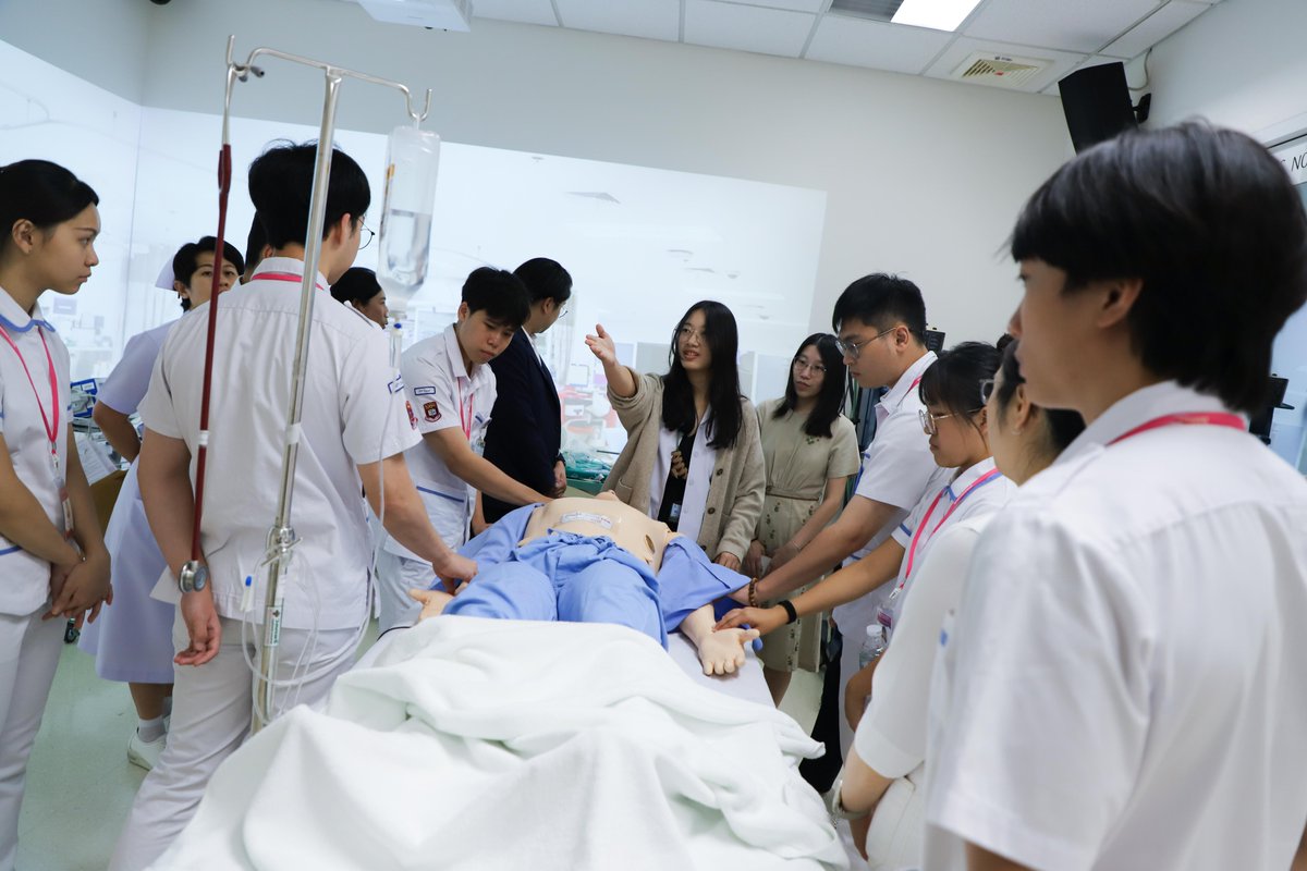 CHAMPS_Center's tweet image. CHAMPS Center เปิดบ้านต้อนรับคณะเยี่ยมชมนักศึกษาพยาบาลจาก The University of Hong Kong (HKU)