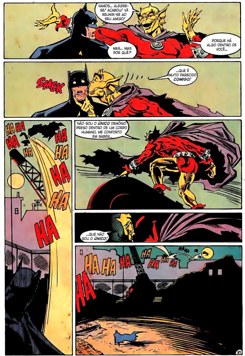 Nem o etrigan resistiu ao Batman