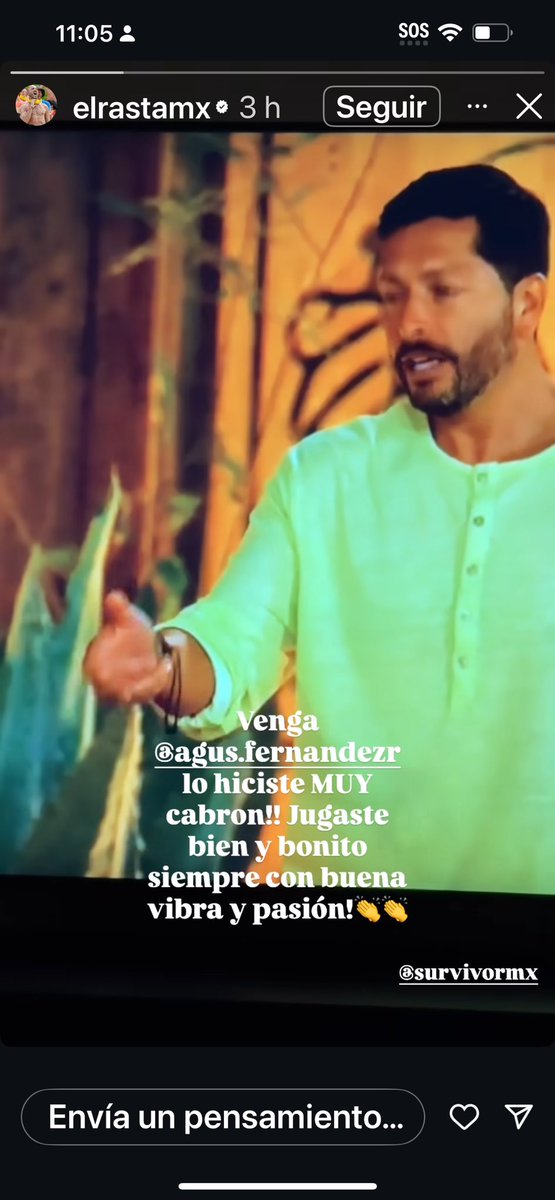 Benjamin y Rasta le reconocieron el buen desempeño de Agustín en Survivor México#ConcejoTribalSurvivor