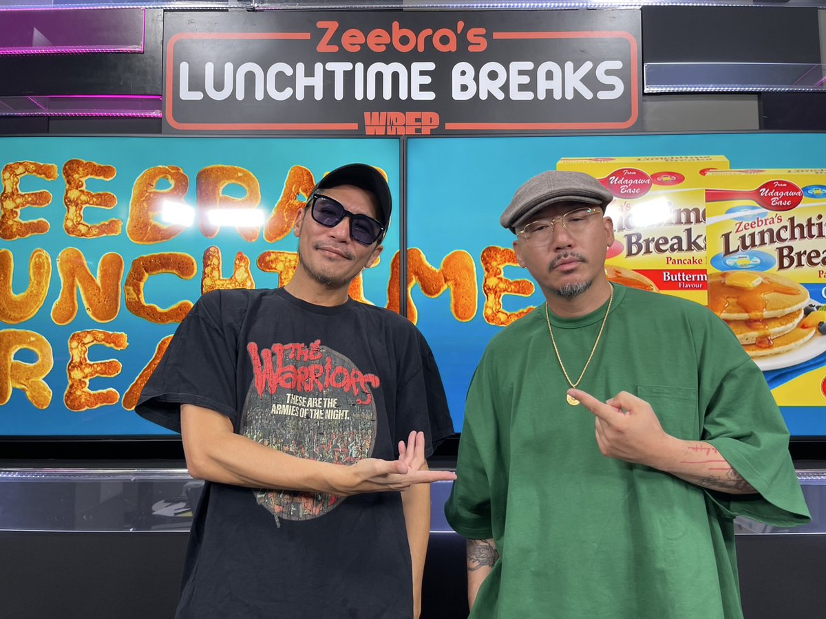 WrepRadio's tweet photo. #WREP | ABEMA
『Zeebra's LUNCHTIME BREAKS』
━━━━━━━━━━
ゲスト：KOJOE (@iamkojoe)

最新アルバム『uh huh』制作裏話
山口のビートメイカー・1Co.INRを迎えたコラボアルバム
HOT3「最近ヤバいと思ったアーティスト」他

[ABEMA]
https://t.co/dbgjiQkPMf
[WREP]
https://t.co/EruYmiYmUG https://t.co/r6NvDW8U41