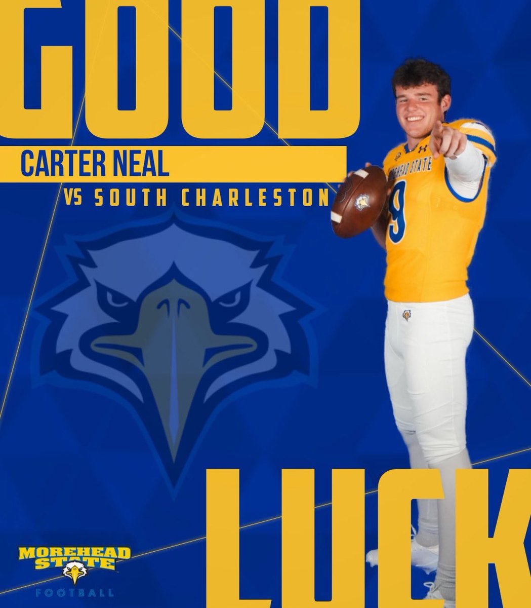 Thank you <a href="/CoachEverhart/">Travis Everhart</a>!! Good luck <a href="/MSUEaglesFB/">Morehead State Football</a> as well!