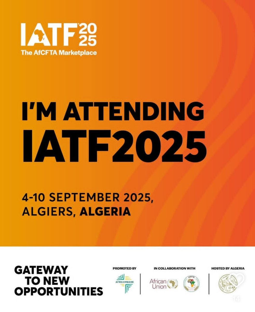 Exciting News!
I’ll be attending IATF 2025 – Africa’s biggest platform for trade, investment, and partnerships under AfCFTA. 
📍 Visit my virtual booth and let’s connect to explore business opportunities. Drop me a message and I’ll get back to you!
#IATF2025 #AfCFTA <a href="/iatf2025/">Intra-African Trade Fair IATF</a>