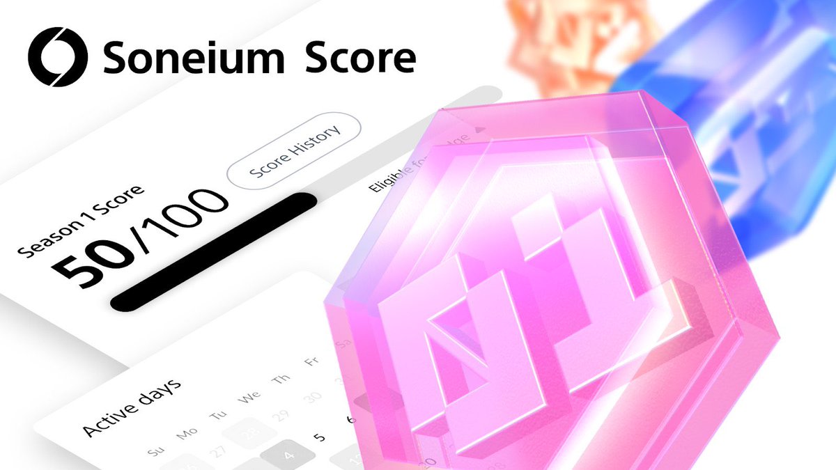 💿 What’s your Score?

➡️ Check now: portal.soneium.org
