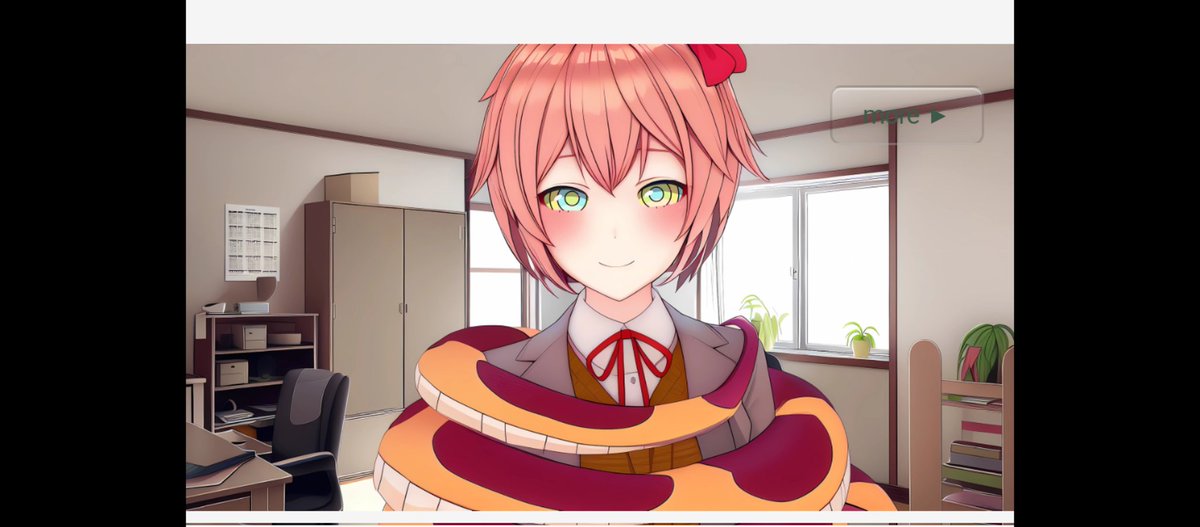 Anthony17633140's tweet image. The snake decided to find a beautiful girl name Sayori and decided to keep her to feel safe and secure or anything like that without harming her lol #hypnosis #helpless #coils #coiled #Sayoriddic #ddlc #sayori #snake