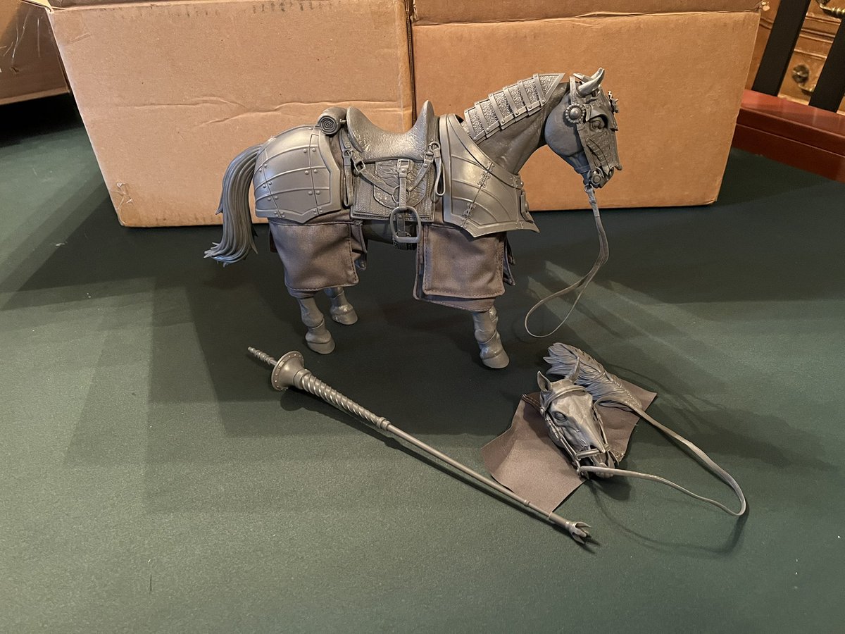 RobertCousland's tweet photo. 馬は馬だよ、もちろん、もちろん。誰も馬と話すことはできないんだ、もちろん。つまり、もちろん、有名なミスター・エドが馬だったら別だけどね!😄
Mythic Legions ホーステストショット。展示するために関節を緩める必要があります。
#MythicLegions #testshot https://t.co/Xsecc6ySZh