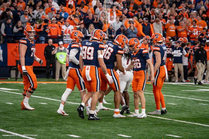 Im proud to announce that I’ve received a Division 1 offer from the University of Syracuse!!

<a href="/Coach_2CAP/">Tommy Caporale</a> <a href="/CuseFootball/">Syracuse Football</a> <a href="/FranBrownCuse/">Fran Brown</a> <a href="/WRCoachmj/">Mike Johnson</a> <a href="/WillBryceNFL/">Will Bryce NFL</a> <a href="/coach_marini/">Heather Marini</a> <a href="/NFLAcademy/">NFL Academy</a> <a href="/NFLAcademy/">NFL Academy</a> <a href="/NFLAUNZ/">NFL Australia & NZ</a> #Syracuse #GoOranges #Orange #Nfl #Academy #Nz
