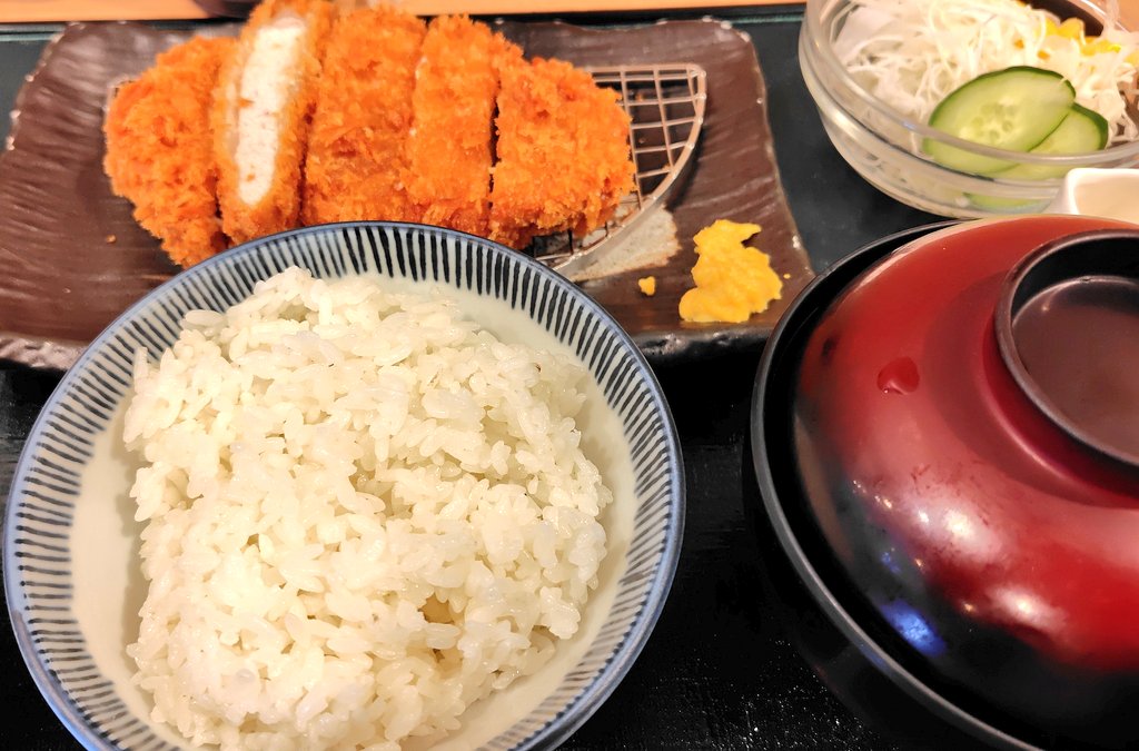 健康診断お疲れ様でした
トンカツ定食頂きます🙏