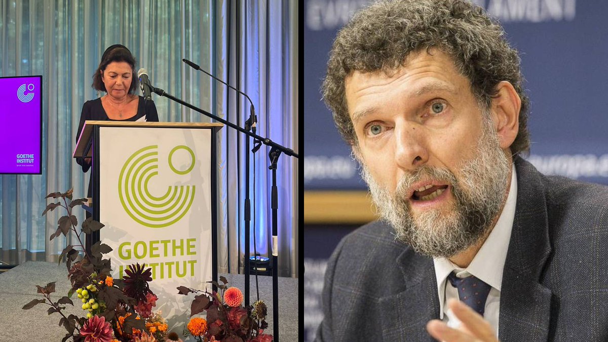 Osman Kavala'ya verilen Goethe Madalyası'nı eşi Prof. Ayşe Buğra aldı: Anti-demokratik rejimlerde insan haysiyeti vahim şekilde ihlal ediliyor.