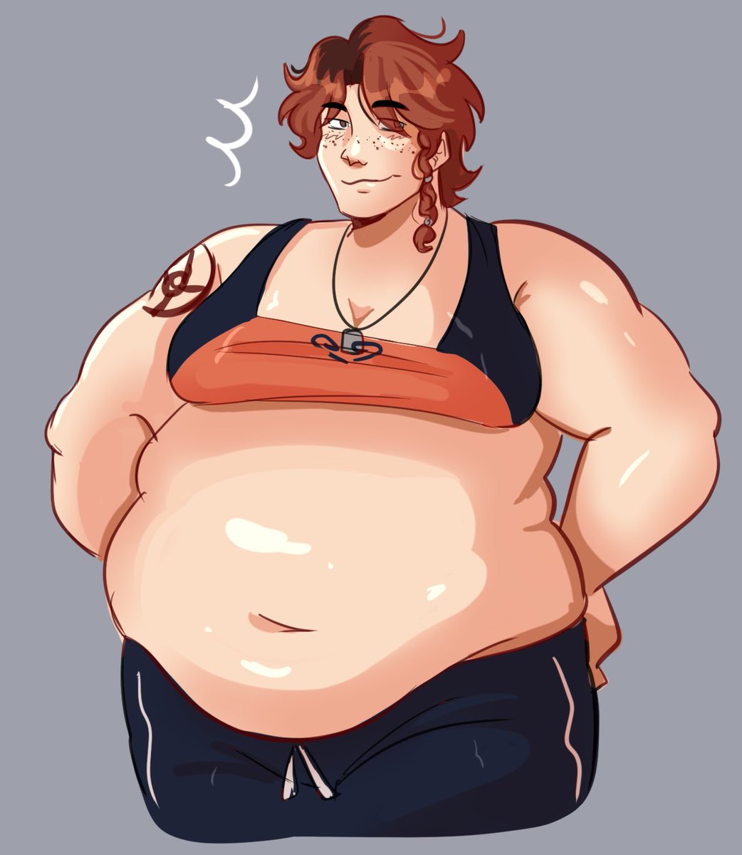 anonymous comm nwn 

I still have spaces for B/W Sketch for 20 usd and you can add color for 10 usd 💕

#Belly #Bellykink #Weightgain
#Feederism #Fat #doodleart #sketchart