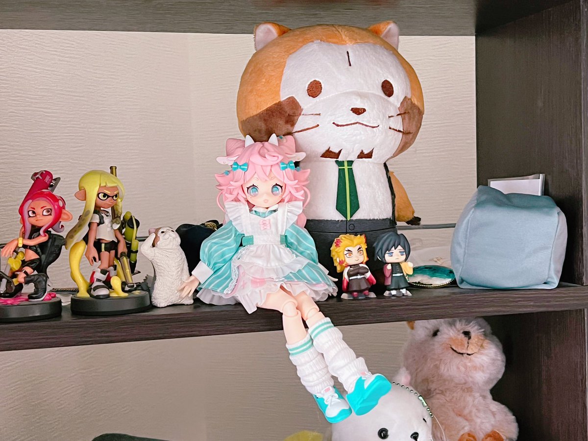 ここら辺の棚もっと整理してケース置いて、小さめドール並べたろかな。
でも日焼け怖いな…