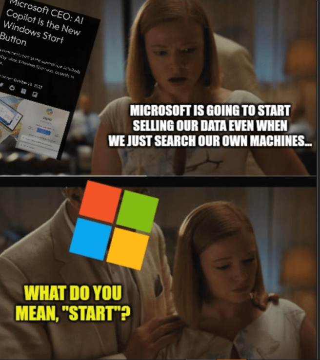 hiraya663's tweet photo. When Privacy Meets Big Data Center Companies

New users out there acting like selling our data is some new movement. Bruh, that profitable market been running in the background since Windows XP 🤦‍♂️😂 #TechMeme #DataPrivacy #The9bitfiesta #the9bit @the9bit https://t.co/UTtpzrXhGg