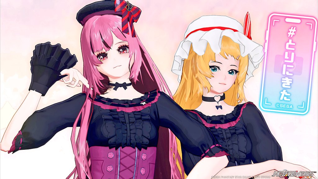 別鯖の娘でほのはさんを回収しておりました。ありがとうございました！
#PSO2NGS_SS
#とりにきた
#ma7ロゴ