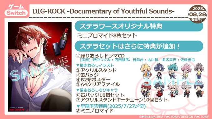 🎸好評発売中🎤／ 【Switch】 DIG-ROCK -Documentary of Youthful