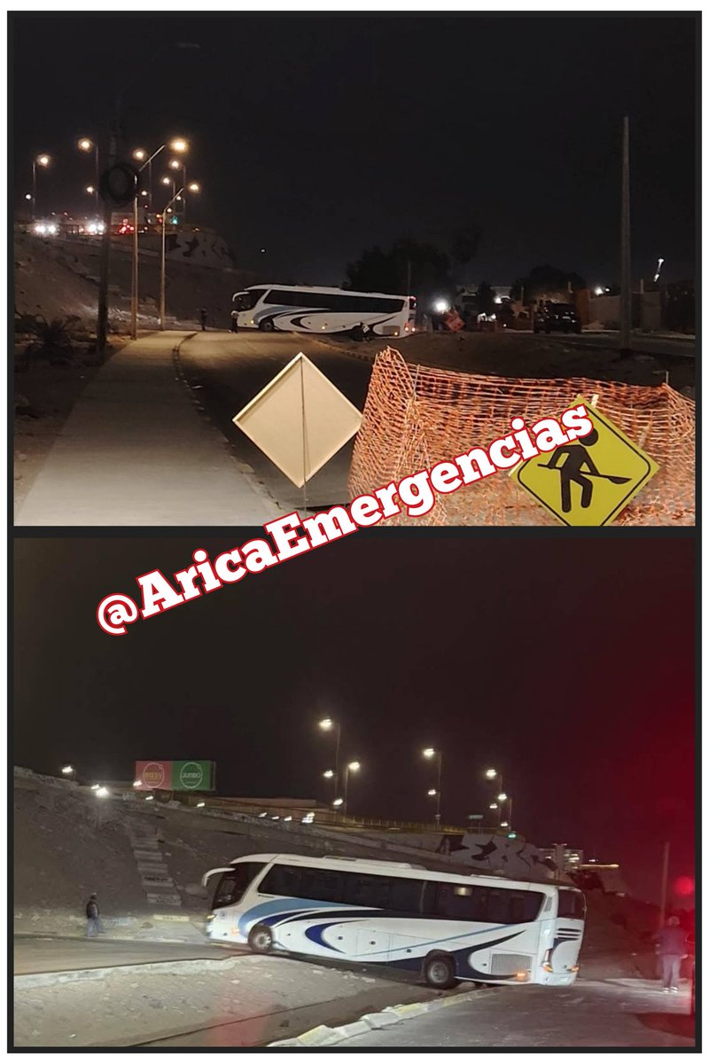 Hace un momento atras bus atrapado en sector puntilla  #arica

#AricaEmergencias
