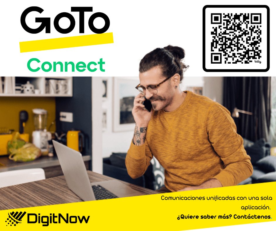 DigitNowMexico's tweet image. 💬 Teams, WhatsApp, llamadas, SMS y videollamadas… ¡todo en un solo lugar!
Con GoToConnect + DigitNow lleva tu comunicación a otro nivel. 🚀
🌐 digitnow.com.mx

#GoToConnect #ComunicacionesUnificadas #DigitNow #TransformaciónDigital #Innovación #SmartBusiness
