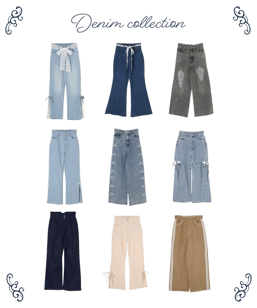 MAJESTICLEGONjp's tweet image. Denim collection💙
マジェの主役級デニムが集合✨
▶store.cityhill.co.jp/majesticlegon/…

#MAJESTICLEGON #マジェスティックレゴン #デニム #ジーンズ #パンツ