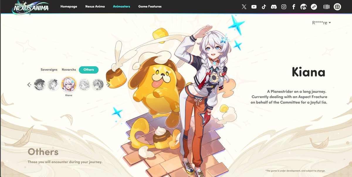 🚨🚨🚨🚨🚨 CONHEÇA ALGUNS PERSONAGENS!!! ALEM DISSO JA TEM UM SITE OFICIAL!!!! ENTRE NELE PRA FAZER O PRÉ-CADASTRO PRA FAZER O TESTE BETA!

⬇️⬇️⬇️⬇️
hna.hoyoverse.com/en-usConheça