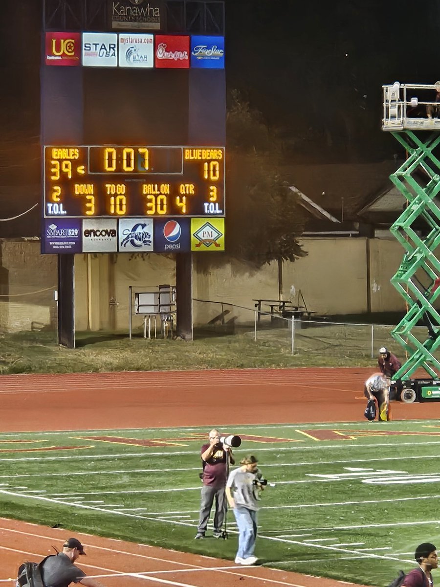 39-10  victory over Livingstone #WINGSUP 🦅 <a href="/UCWV_Football/">University of Charleston Football</a>